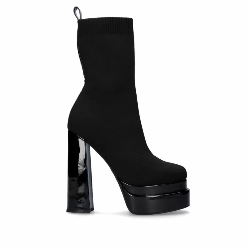 Ankle Boots>Exe Shoes Ankle Boot Esatilo Sock With Double Platform T3729-L1561 In Black