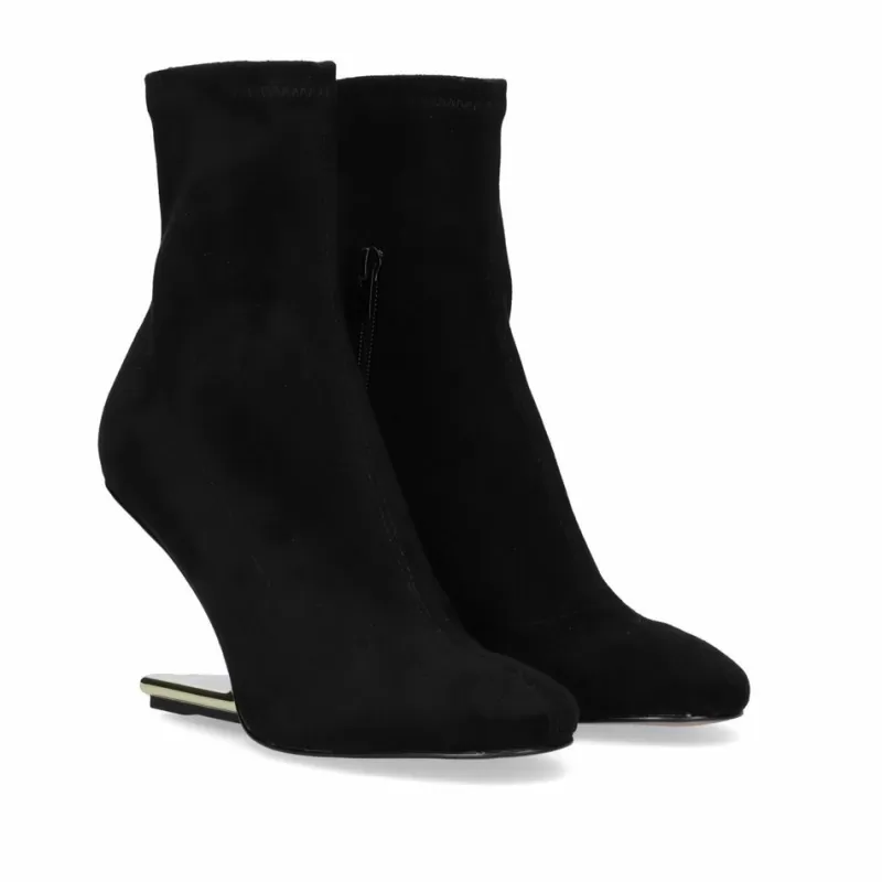 Ankle Boots>Exe Shoes Ankle Boots Microfiber Maggie-600 Black