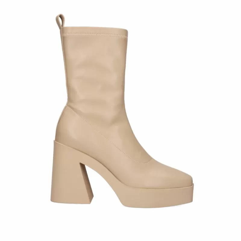 Ankle Boots>Exe Shoes Booty Heel Vf1668-1A In Nude