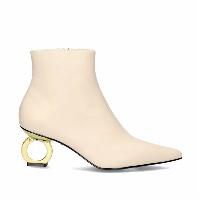 Ankle Boots>Exe Shoes Bruna-612 Ice Circular Heel Booty