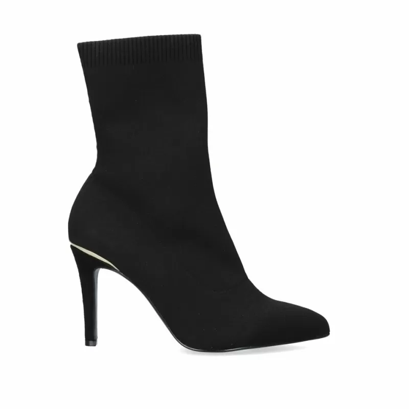 Ankle Boots>Exe Shoes Fine Heel Ankle Boots Bonita-335 Black