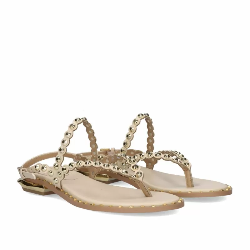 Flat Sandals>Exe Shoes Flat Sandal 23V Vf2056-3 Nude