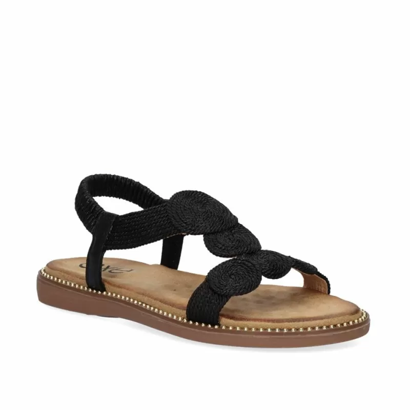 Flat Sandals>Exe Shoes Flat Sandal 23V Zf1982-E2 Black