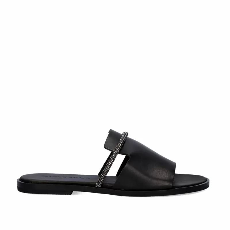 Flat Sandals>Exe Shoes Flat Sandal 598 Loris Black