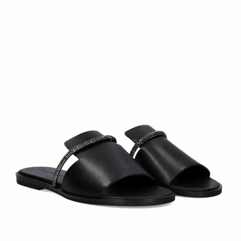 Flat Sandals>Exe Shoes Flat Sandal 598 Loris Black