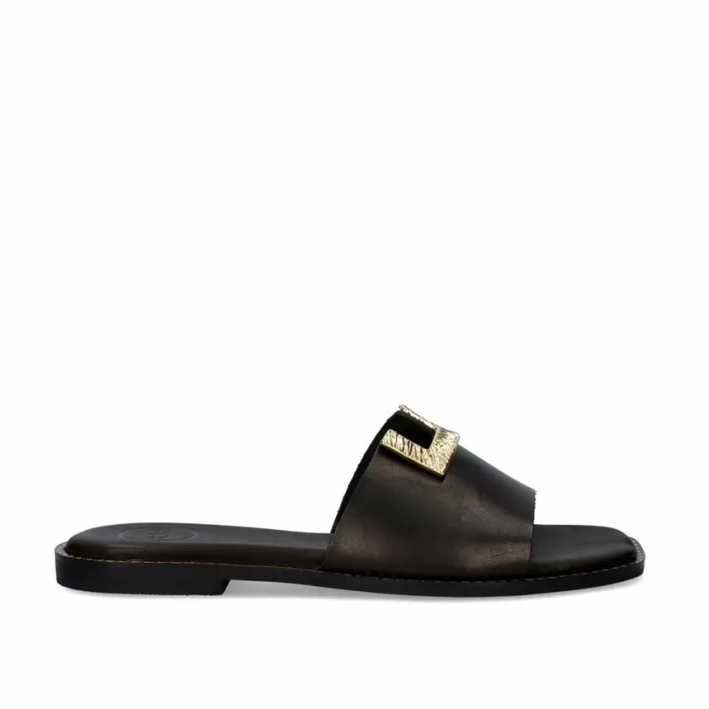 Flat Sandals>Exe Shoes Flat Sandal 605 Kytnos Black