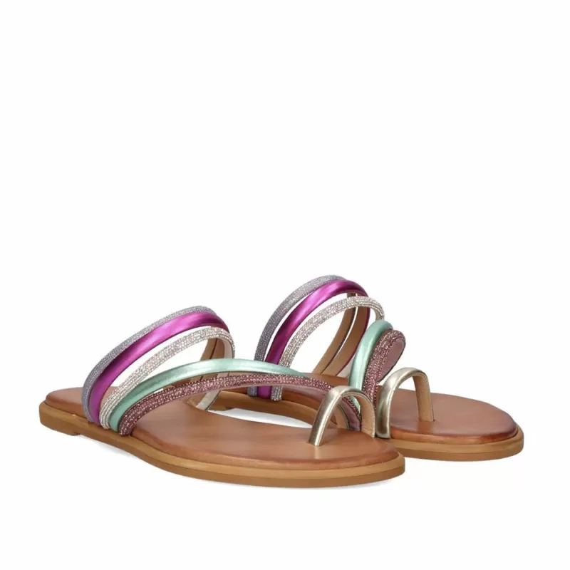 Flat Sandals>Exe Shoes Flat Sandal 618 Loris Multicolored