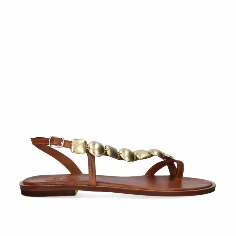 Flat Sandals>Exe Shoes Flat Sandal 646 Chios Brown