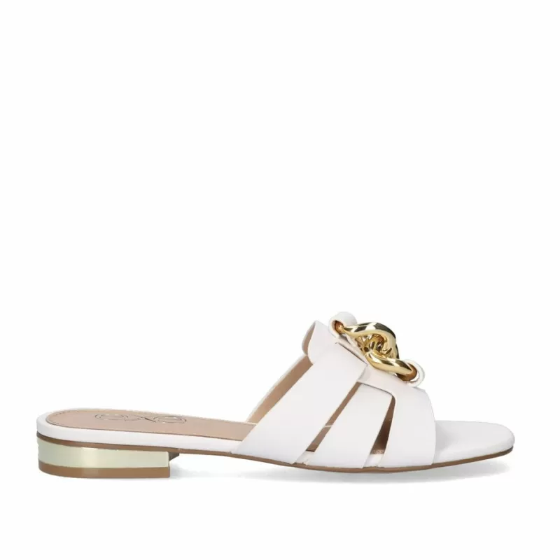 Flat Sandals>Exe Shoes Flat Sandal Amelia-641 White