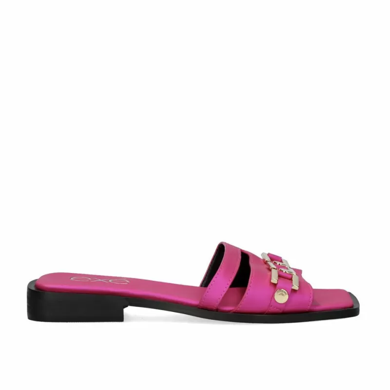 Flat Sandals>Exe Shoes Flat Sandal Annie-220 Fuxia