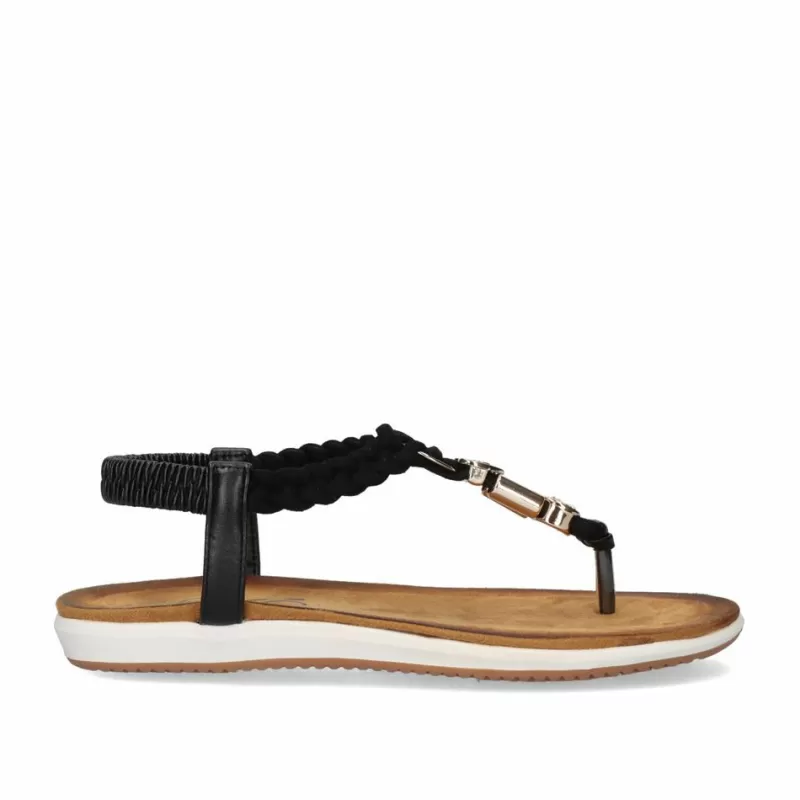 Flat Sandals>Exe Shoes Flat Sandal F8043-Ex15 Black