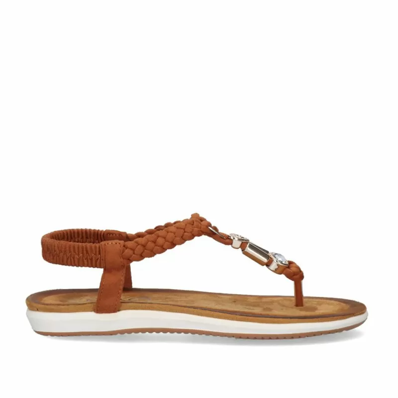 Flat Sandals>Exe Shoes Flat Sandal F8043-Ex15 Camel