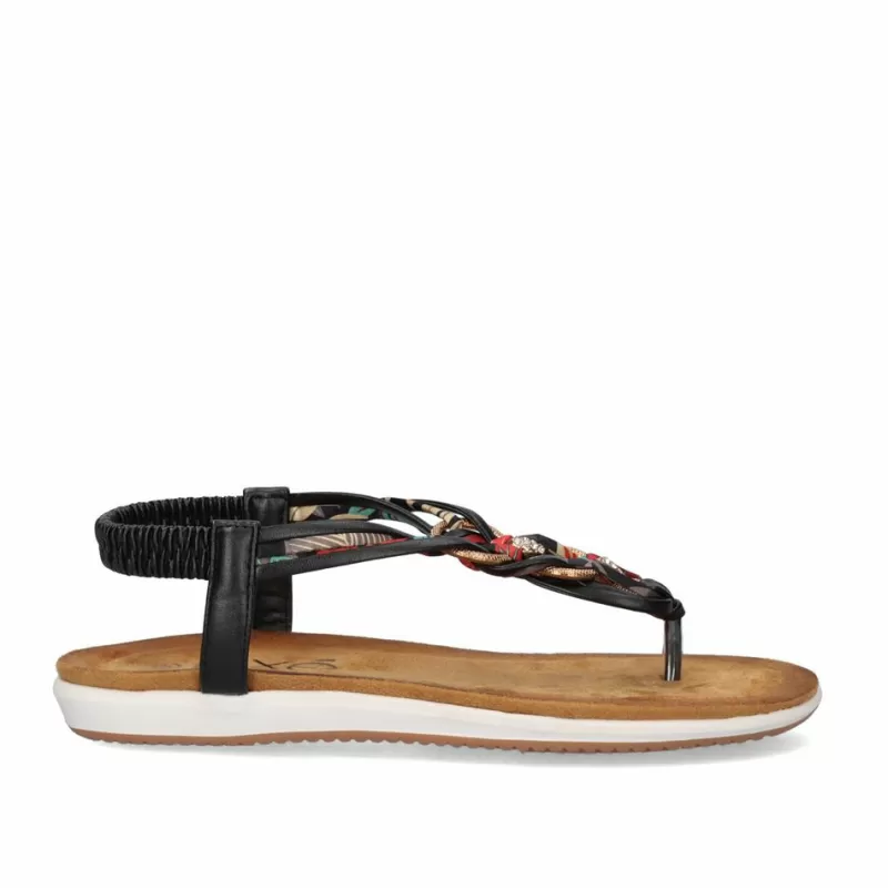 Flat Sandals>Exe Shoes Flat Sandal F8043-Ex4 Black