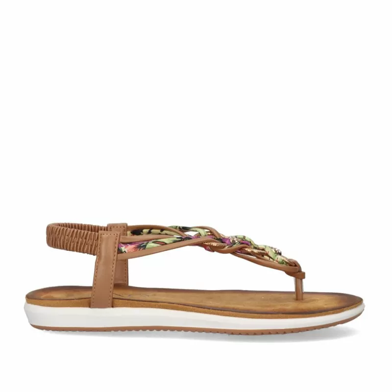 Flat Sandals>Exe Shoes Flat Sandal F8043-Ex4 Brown