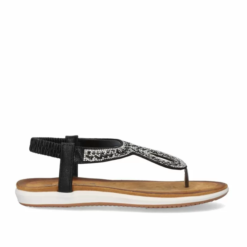 Flat Sandals>Exe Shoes Flat Sandal F8043-Ex8 Black