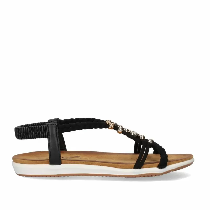 Flat Sandals>Exe Shoes Flat Sandal F8043-Ex9 Black