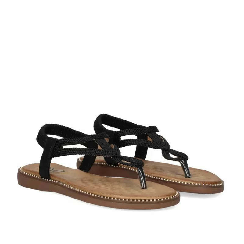 Flat Sandals>Exe Shoes Flat Sandal Zf1982-E3 Black