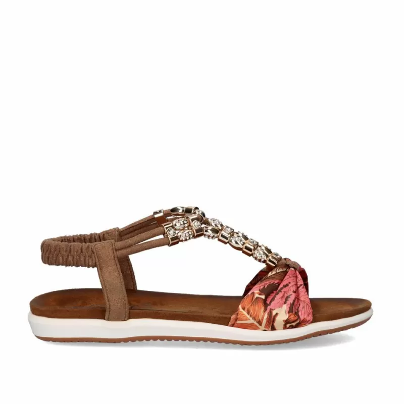 Flat Sandals>Exe Shoes Flat Sandals F8043-30A Brown