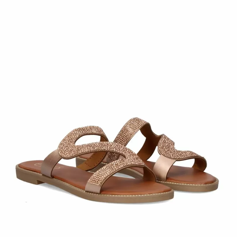 Flat Sandals>Exe Shoes Flat Sandals P3374-337 Rose Gold