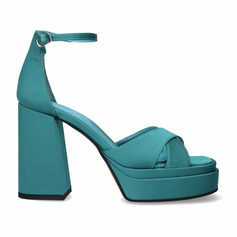 High Heeled Sandals>Exe Shoes Heel Sandal 600 Baci Turquoise