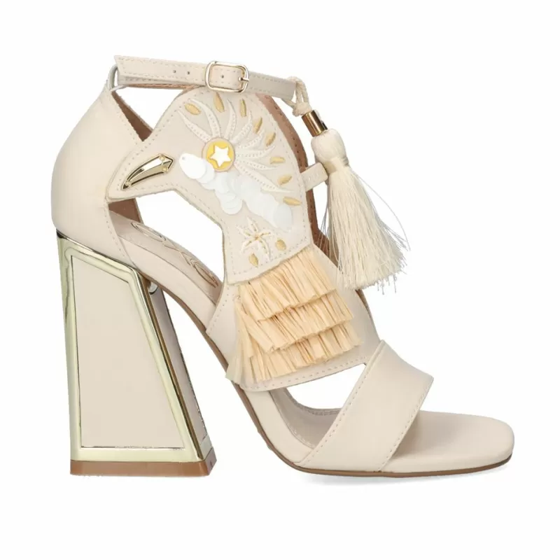 High Heeled Sandals>Exe Shoes Heel Sandal Dominic-550 Ice