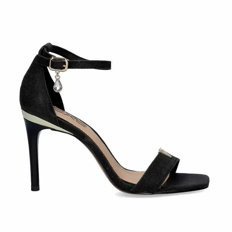 High Heeled Sandals>Exe Shoes Heel Sandal Nicole-311 Black