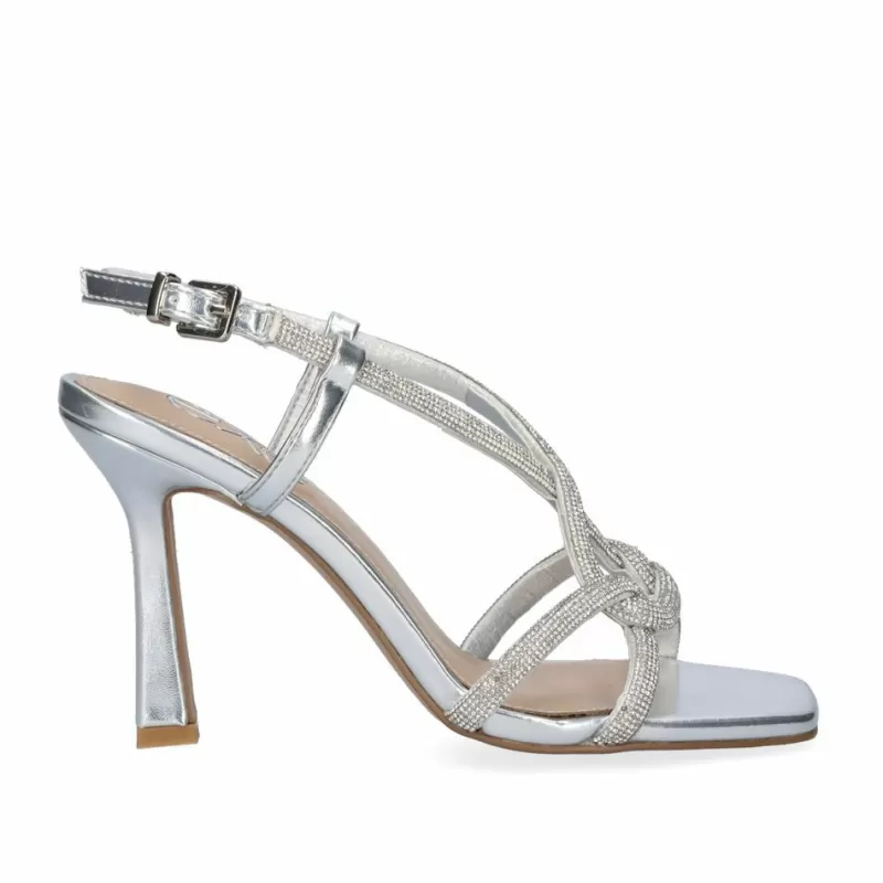 Sandals>Exe Shoes Heel Sandal Summer 2023 Ginger-492 Silver