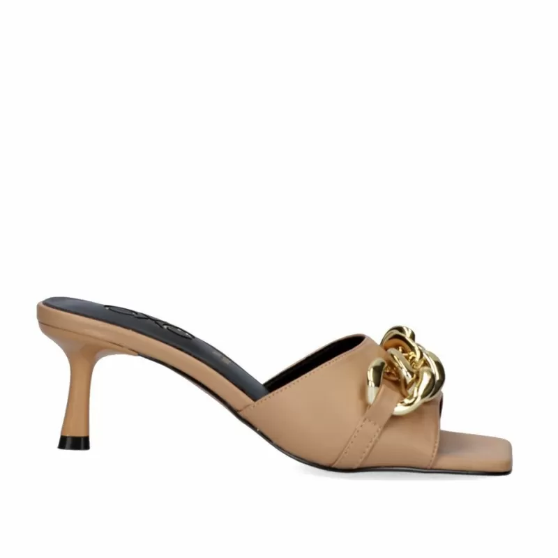 Sandals>Exe Shoes Heeled Sandal Betta-300 Camel