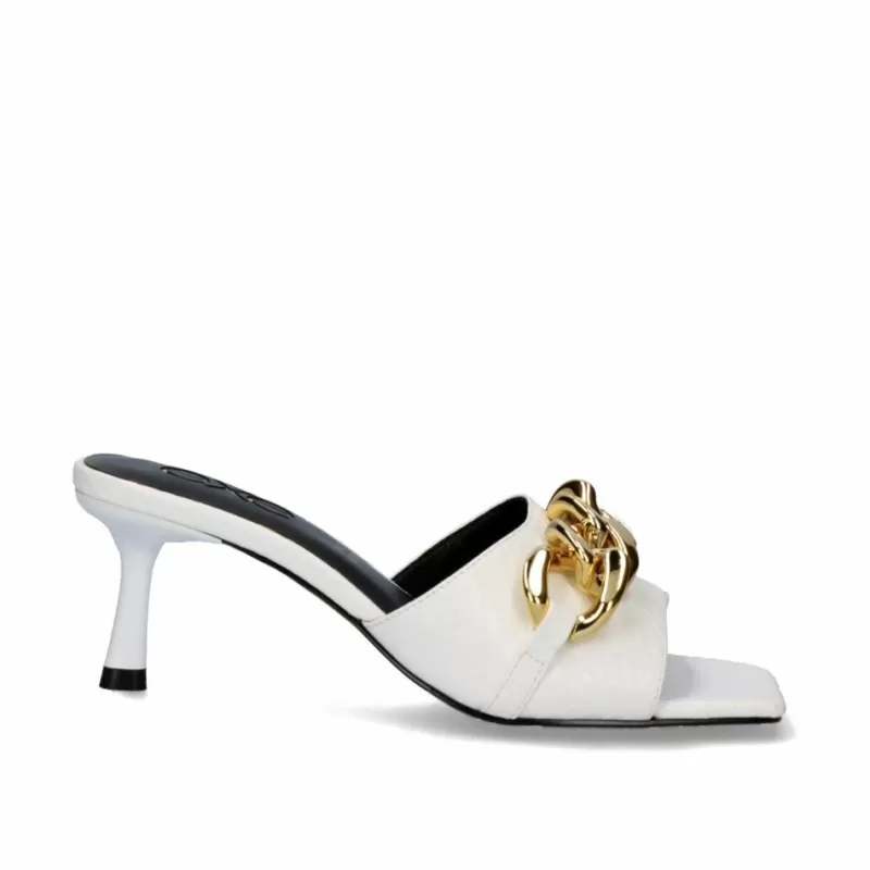 High Heeled Sandals>Exe Shoes Heeled Sandal Betta-300 White