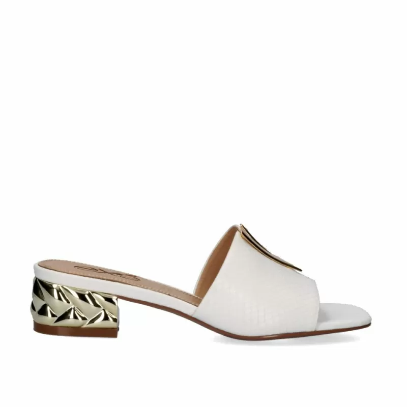 High Heeled Sandals>Exe Shoes Heeled Sandal Katy-811 White