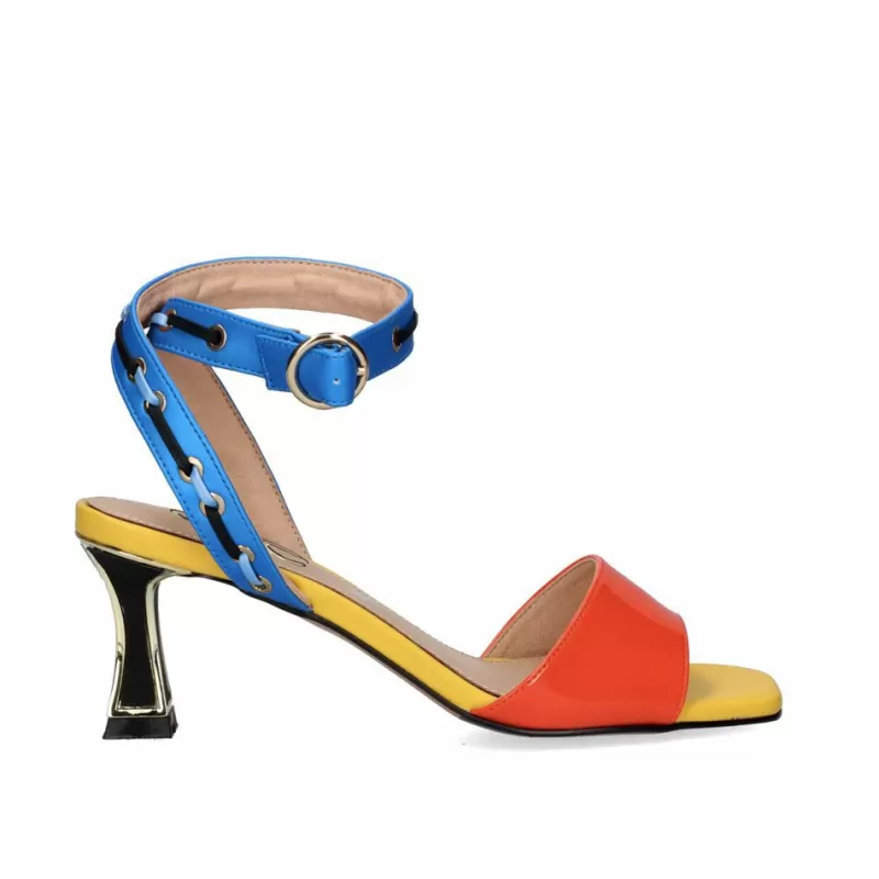 High Heeled Sandals>Exe Shoes Heeled Sandal Natalie-125 Coral