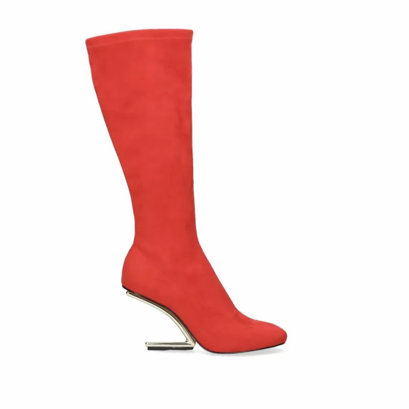 Boots>Exe Shoes High Boot Exe Maggie-610 Red