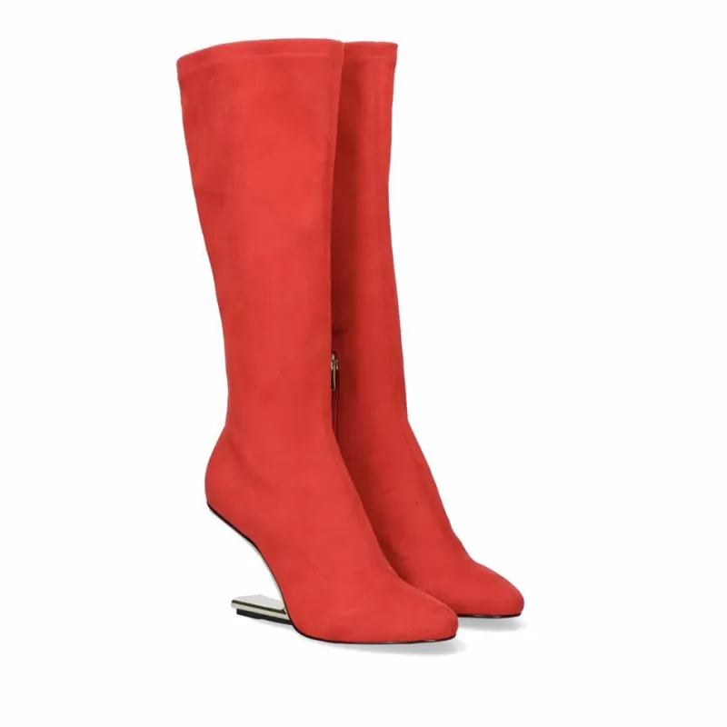 Boots>Exe Shoes High Boot Exe Maggie-610 Red