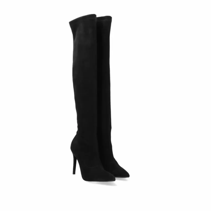 Boots>Exe Shoes High Boot Jessica-380 Black