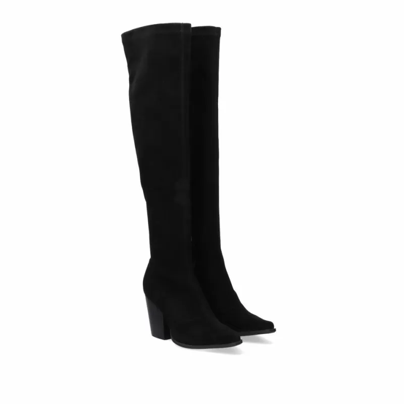 Boots>Exe Shoes High Boot Microfiber Arizona-311 Black