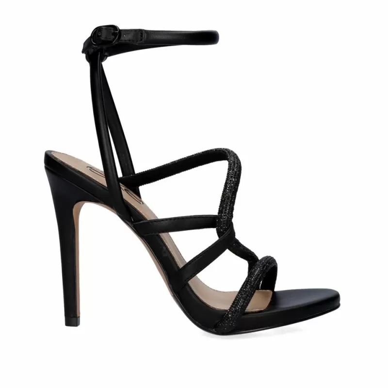 High Heeled Sandals>Exe Shoes High Heel Sandal Silvia-603 Black