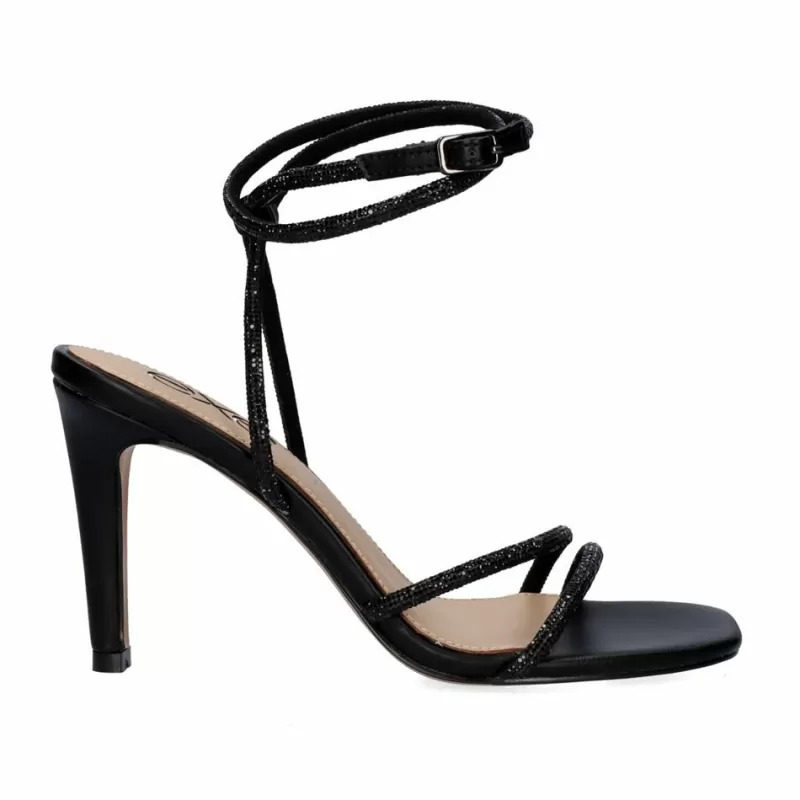 High Heeled Sandals>Exe Shoes High Heel Sandal Victoria-360 Black