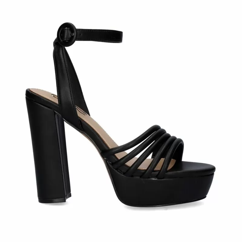 High Heeled Sandals>Exe Shoes High Heel Sandals Ophelia-835 Black