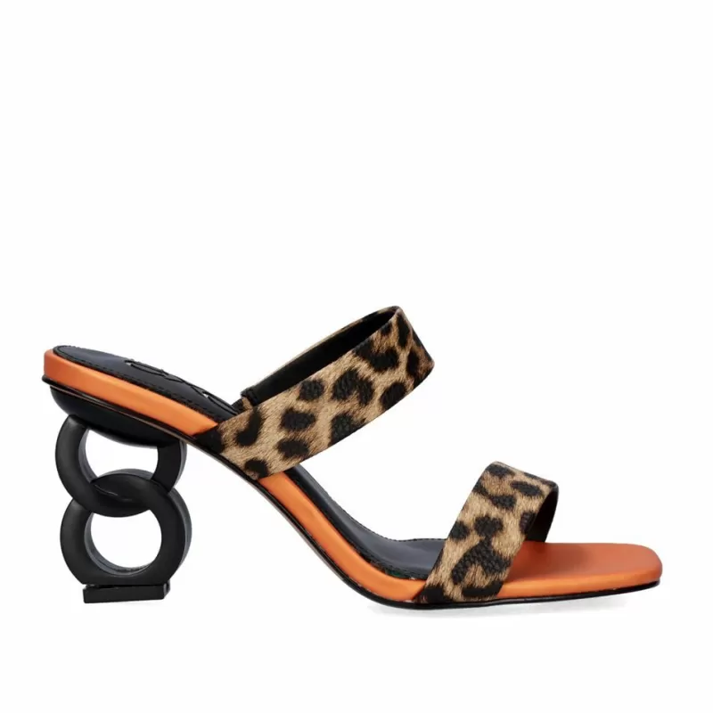 Sandals>Exe Shoes Low Heel Sandal 23V Lilian-162 Leopard