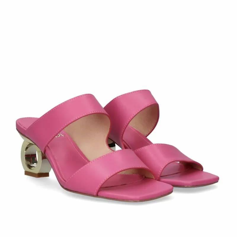 Sandals>Exe Shoes Low Heel Sandal Brenda-105 Pink