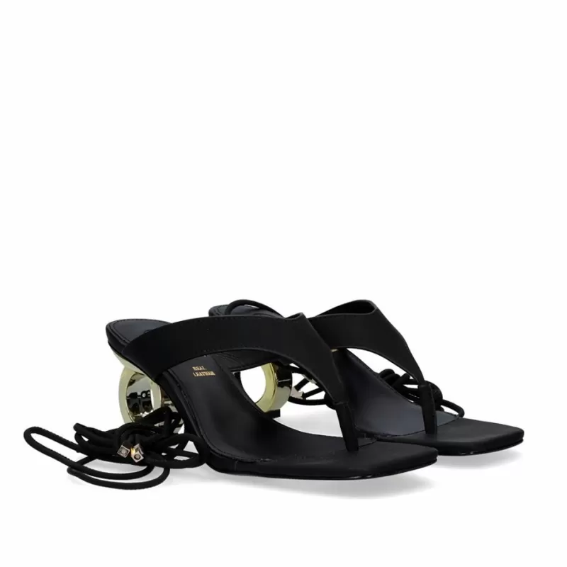 Sandals>Exe Shoes New Exe Brenda-314 Black Sandal