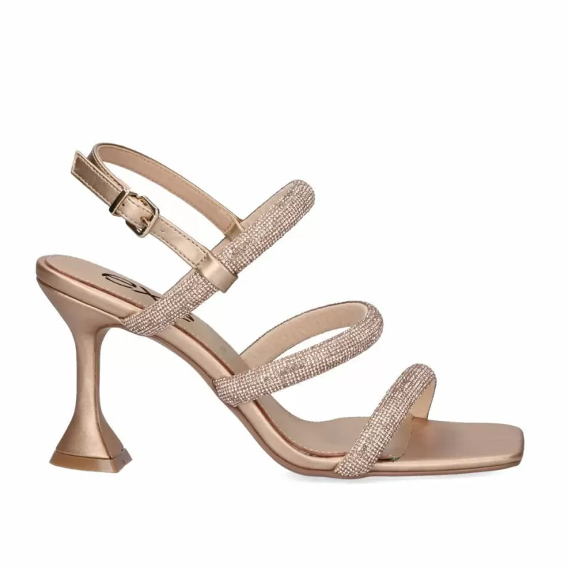 Sandals>Exe Shoes Sandal 23V Exe Bianca-760 Strass Pink Gold