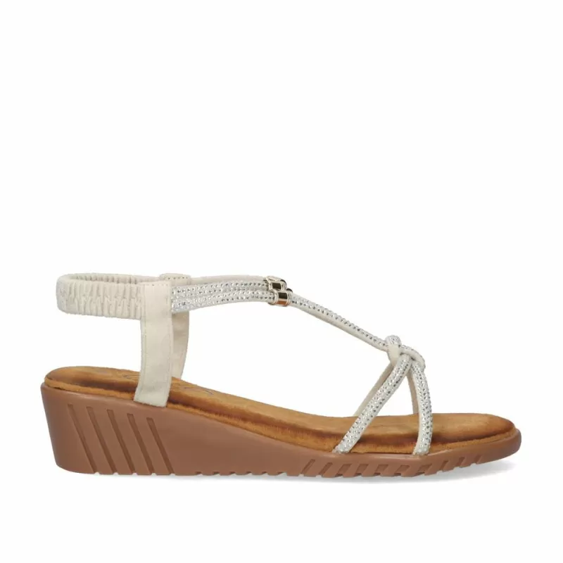 Platform Shoes>Exe Shoes Sandal Exe Confort 721-Ex16 Grey