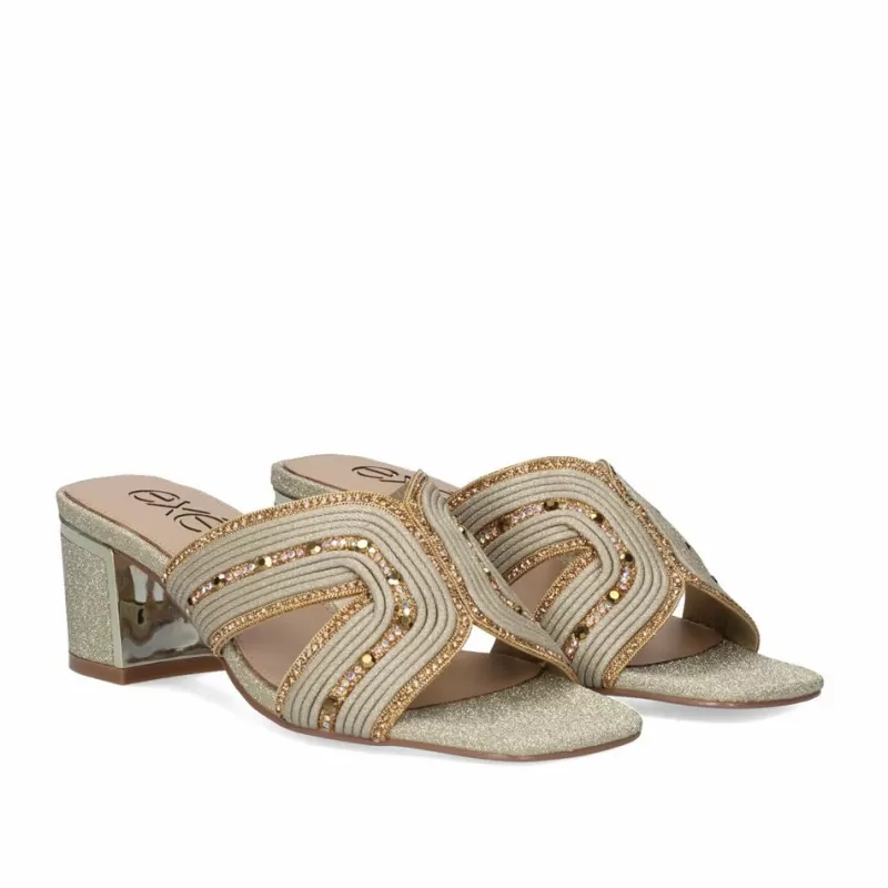 Sandals>Exe Shoes Sandal Exe Isabel-591 Gold