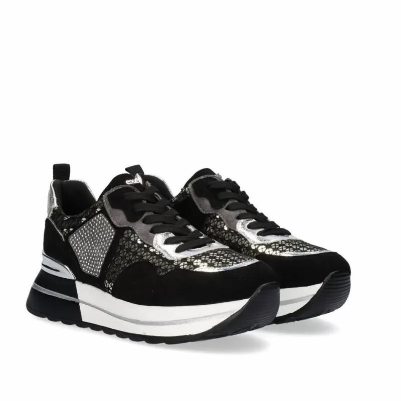 Sneakers>Exe Shoes Sneaker Platform 383-232Ex05 Black