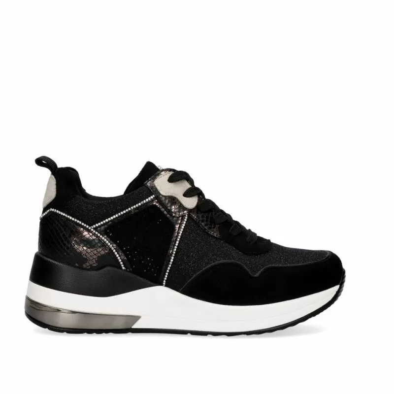 Sneakers>Exe Shoes Sneaker Wedge Exe 47-232Ex20 Black