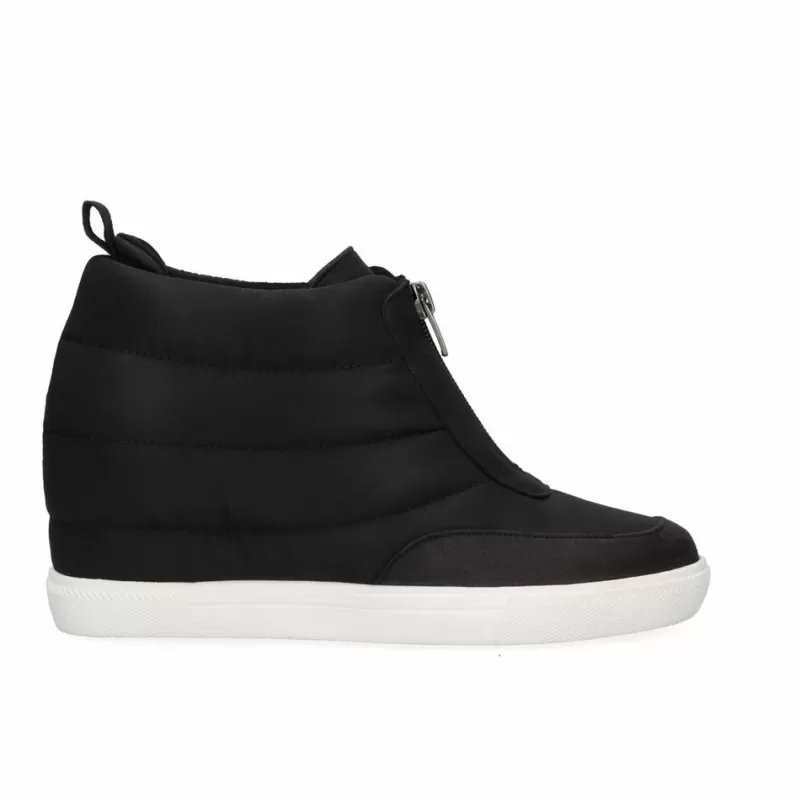 Sneakers>Exe Shoes Sneaker Wedge Regina-510 Black