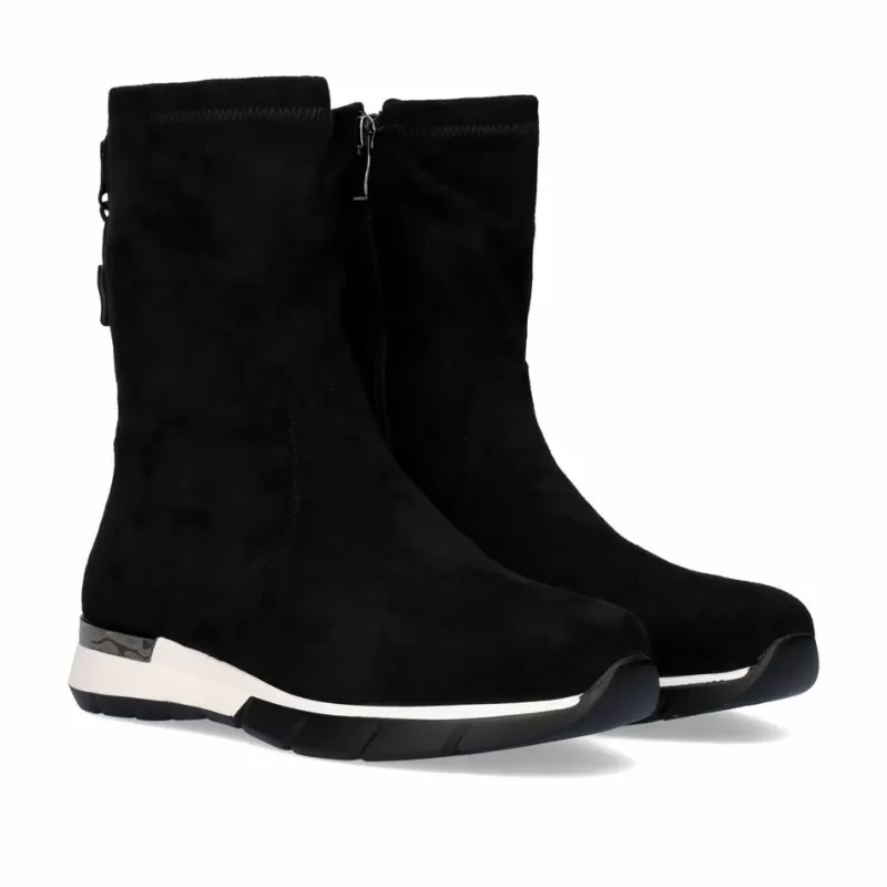 Ankle Boots>Exe Shoes Sock Booty Y2317-H305 In Black