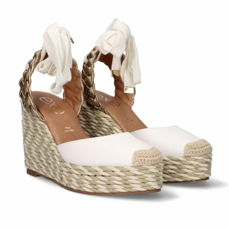 Wedges>Exe Shoes Wedge Vf1418A-5 White