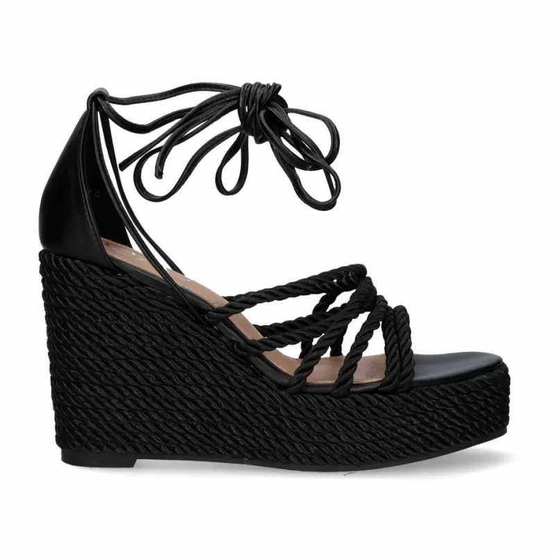 Wedges>Exe Shoes Wedge Vf1443-10 Black